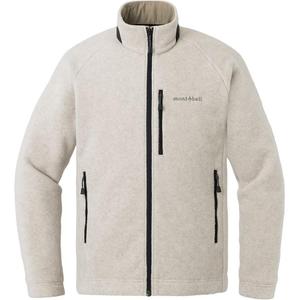 Флисовая толстовка Men's Moderate MONTBELL, iv айвори