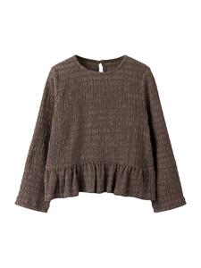 NAME IT Лонгслив 'NKFBIKKA' в цвете Taupe