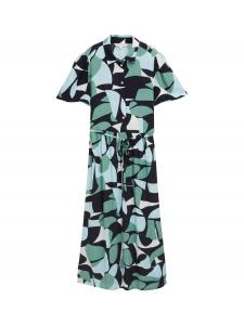 Платье-рубашка TOM TAILOR, Light blue/Dark blue/Mint