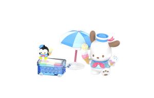 Cinnamoroll, Pompompurin, Kuromi, Pochacco, My Melody Holiday Beach Collection мистический бокс TOP TOY, confirmed-hidden style-ice кремовый cart (open)
