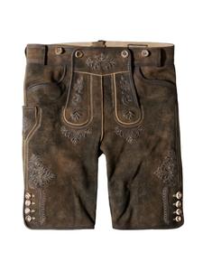 Stockerpoint Кожаные брюки Beppo4 темно-коричневого цвета