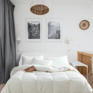 Одеяло пуховое Highland Feather 700 Loft European, белый