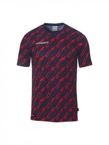 Тренировочная футболка Progressive 28 темно-синего/красного цвета uhlsport