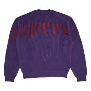 Свитер Supreme Old English Printed Sweater, Purple