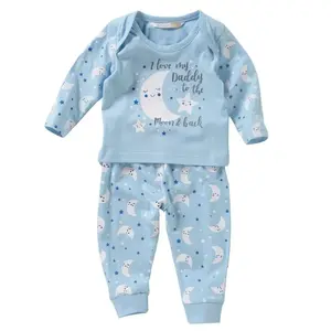 Пижамный комплект Boys I Love Daddy Lullaby, синий