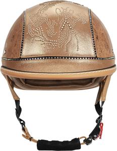 Шлем кожаный quickool 609-SZ, золотой