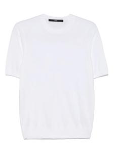 Хлопковый трикотажный топ SAPIO, белый