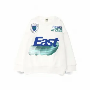 Свитшот с различными графическими принтами Branshes, цвет White