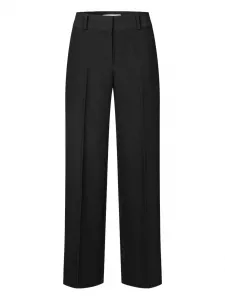 Плиссированные брюки Salaney Samsoe Samsoe, черный