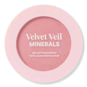 Минеральные пудровые румяна Velvet Veil ULTA Beauty Collection, Peony (light pink with flecks of golden shimmer)