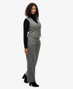 Свободные брюки со складками спереди Superdry, Dark grey