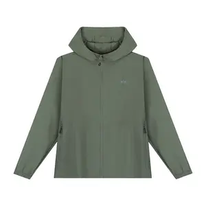 361° Тренч Jasper Moss Green с капюшоном, мужской