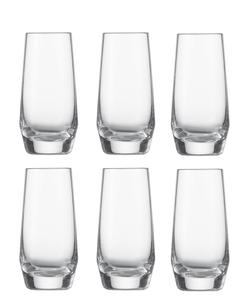 Набор из 6 рюмок Pure Shot Glass объемом 3,2 унции Zwiesel Glas, прозрачный