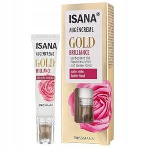 Разглаживающий крем для кожи вокруг глаз ISANA Gold Brilliance Inna marka