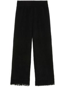 Alanui брюки широкого кроя, черный