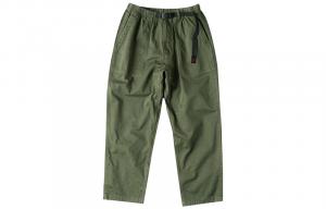 Свободные зауженные брюки Gramicci, оливковый/зеленый
