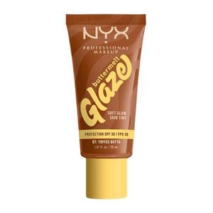 Мягкая тональная основа Buttermelt glaze spf 30 NYX Professional Makeup, цвет toffee butta, 30 мл