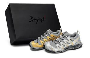 Кроссовки XA PRO 3D с низким верхом, устойчивые к истиранию, унисекс, серые, золотистые, серебристые SALOMON, Grey Gold Silver