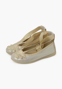 Балетки Goyescas Con Cintas Brillo Pisamonas, золото