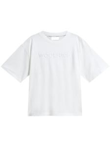Woolrich футболка из джерси с флисом, белый