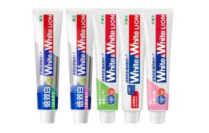 Отбеливающая зубная паста с пищевой содой для свежести, очищение, 2 шт/6 шт, Lime LION, Five-Piece Set