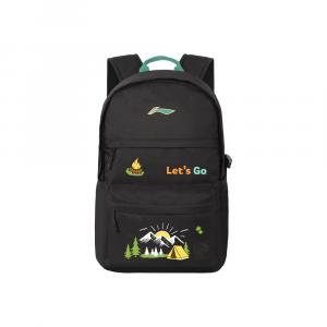 LINING Полиэстеровый рюкзак унисекс черный, Black Wilderness Appointment