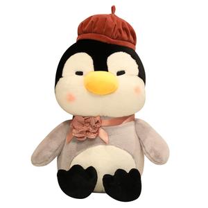 Плюшевая кукла с капюшоном Painter Penguin высотой 30см/45см/55см Fox fairy, красный