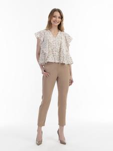 Блузка с короткими рукавами Usha, белый