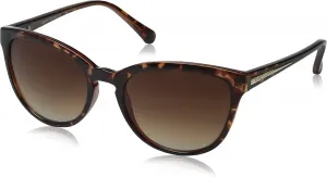 Женские солнцезащитные очки Vince Camuto Glamorous с квадратной формой и 100% защитой от УФ-излучения, Tortoise