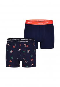 Трусы 2-PACK Happy Shorts, темно-синий