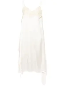 Платье-комбинация с цветочным кружевом Plan C, нейтральный