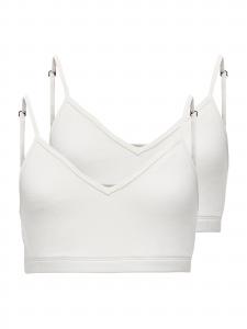 ONLY GIRLS Бралетт 'KOGLOLA' белого цвета