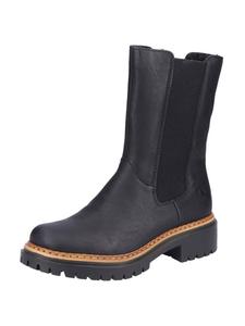 Женские ботинки челси Rieker из искусственной кожи высокие, черный