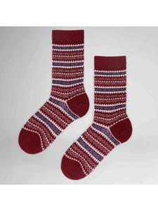 Носки Fancy Nordic Fashion темно-красного цвета Hudson