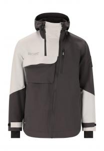 Горнолыжная куртка Zuko с инновационной конструкцией молнии Slope, серый