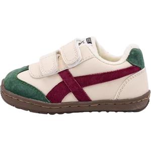 Нескользящие, анти-ударная обувь с низким верхом для детской повседневной обуви для младенцев и малышей QINUOSHU, зеленый