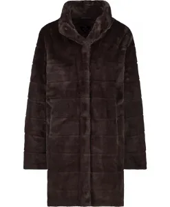 Пальто из искусственного меха Monari, коричневый