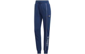 Трикотажные спортивные штаны женские синие Adidas Originals