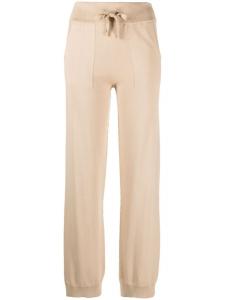 Lorena Antoniazzi брюки тонкой вязки с кулиской, коричневый