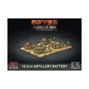 10,5-см артиллерийская батарея, Flames of War - WWII - German - Artillery, AA, AT & AFV's (4th Edition)