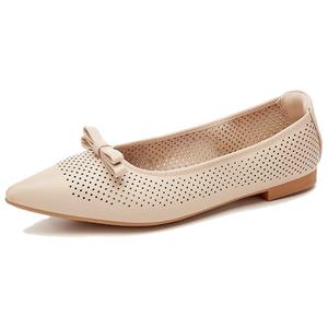 QUICHESHOES Женские повседневные туфли-лодочки нюд, цвет Nude