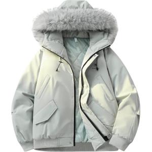 Пуховик Unisex Hooded Moderate Padded VanCamel, mint зеленый