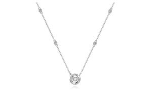 HMZ Ожерелье из стерлингового серебра 925 пробы для женщин