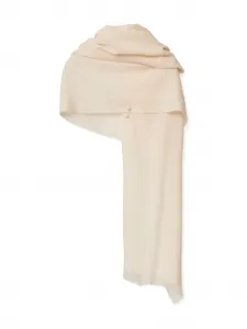 Шарф с бахромой Fabiana Filippi, нейтральный