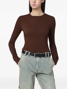 Футболка с длинными рукавами и круглым вырезом Entire Studios, коричневый
