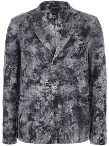 Рубашка с цветочным принтом Avant Toi, серый