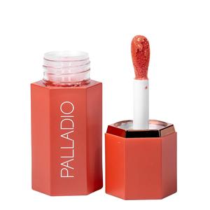 Жидкие румяна - тинт для губ и щек 2-в-1 Palladio Beauty, Sunny Coral