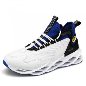 Locke Антискользящие износостойкие полувысокие повседневные туфли мужские черно-красные, цвет Black Red