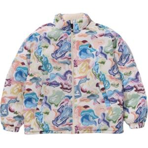 Арт камуфляж FFW25 пуховик мужской A BATHING APE, белый