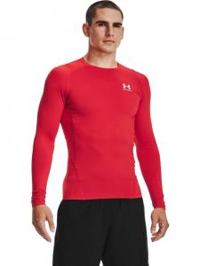 Лонгслив HeatGear Armour Langarm-Oberteil Under Armour, красный